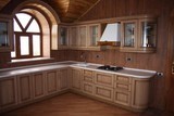 Ууловая кухня из массива
